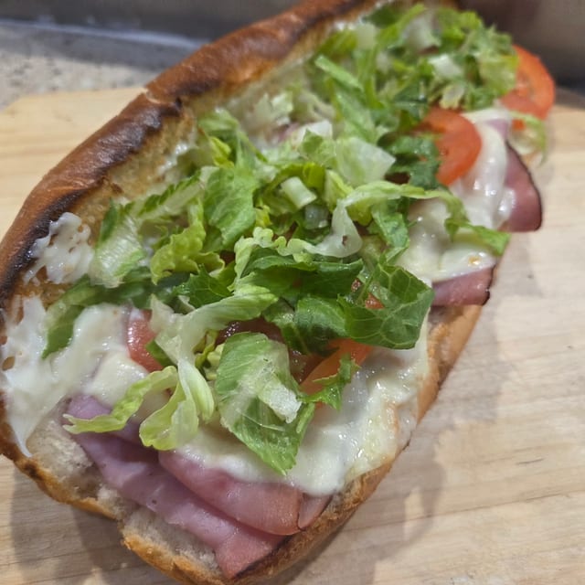 Ham & Cheese Sub.